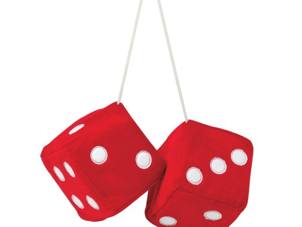 Ζάρια κόκκινα κρεμαστά διακοσμητικά με άρωμα strawberry