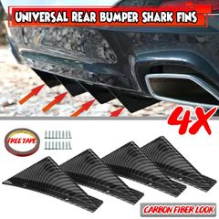 Πίσω Diffuser Universal Shark Πρόσθετα Προφυλακτήρα carbon