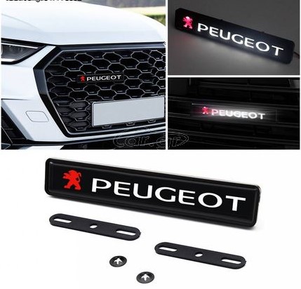 Φωτιζόμενο Λογότυπο Led για την Μάσκα - Peugeot