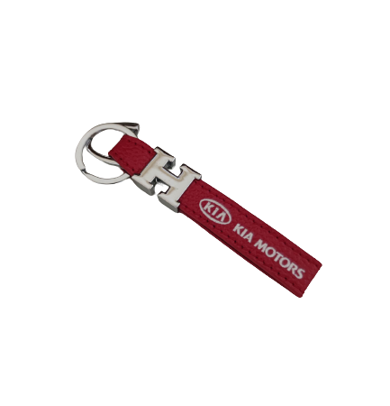 Μπρελόκ κόκκινο δερμάτινο - Kia