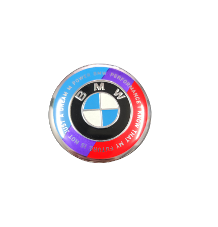 Σήμα τιμονιού μεταλλικό αυτοκόλλητο - Bmw Performance