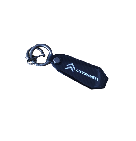 Μπρελόκ κλειδιών μαύρο look carbon - Citroen
