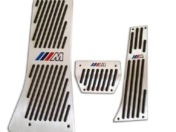Πεταλιέρες αλουμινίου ασημί για αυτόματα BMW τύπου M