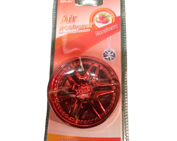 Αρωματικό κρεμαστό σε σχήμα ζάντας κόκκινο - Strawberry