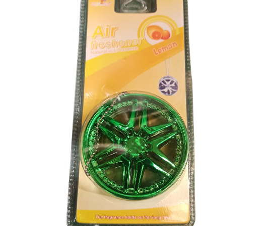 Αρωματικό κρεμαστό σε σχήμα ζάντας πράσινη - Λεμόνι