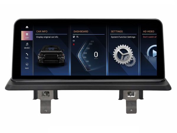 BMW 1series E87 CCC (με εργοστασιακή οθόνη) Android12 8Core (6+128GB) Navigation Multimedia 10.25" Black Panel