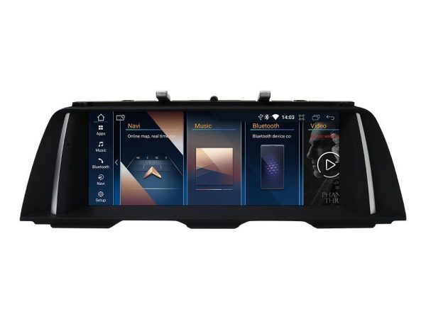 Bizzar Lite Series BMW 5 Series F10/F11 CIC Android13 8Core (4+64GB) Navigation Multimedia 10.25" HD (OEM Style)