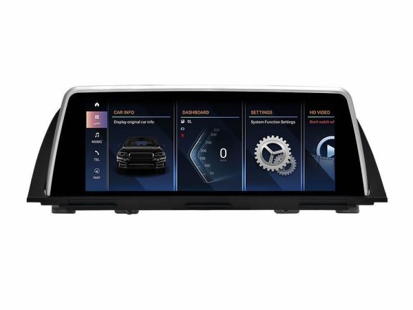 Bizzar Plus Edition BMW 5 Series F10 CIC Android13 8Core (8+128GB) Navigation Multimedia 10.25" HD Anti-reflection (POP-Up Style)