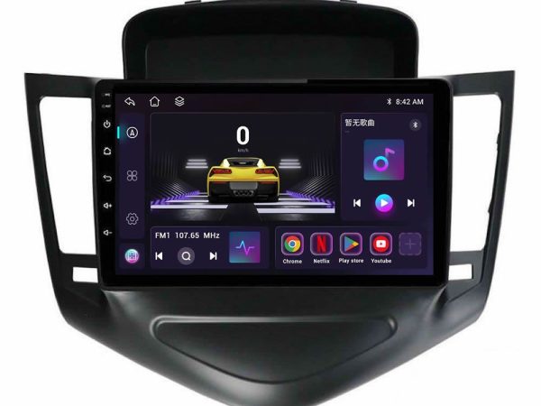 Bizzar F Series 8Core Android14 4+64GB     Chevrolet Cruze 2009-2012 Navigation Multimedia Tablet 9"  Με Carplay & Android Auto (Μαύρο)