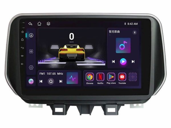 Bizzar F Series 8Core Android14 4+64GB  Hyundai ix35 Navigation Multimedia Tablet 10" Με Carplay & Android Auto