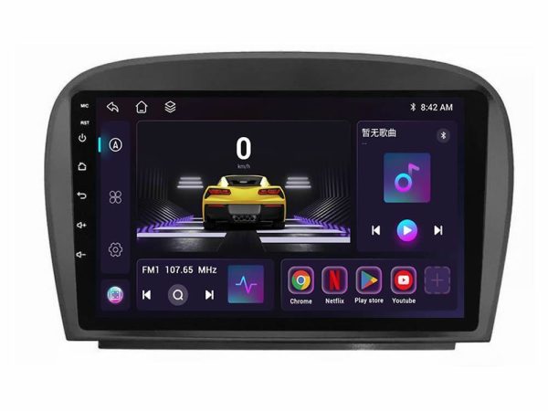 Bizzar F Series 8Core Android14 4+64GB  Mercedes SL Class 2005-2011 Navigation Multimedia Tablet 9" Με Carplay & Android Auto
