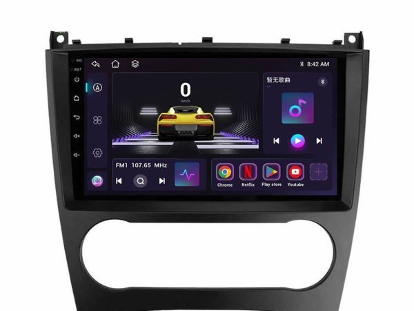 Bizzar F Series 8Core Android14 4+64GB  Mercedes W203 Facelift Navigation Multimedia Tablet 9" Με Carplay & Android Auto