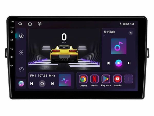 Bizzar F Series 8Core Android14 4+64GB  Toyota Auris Navigation Multimedia Tablet 10" Με Carplay & Android Auto