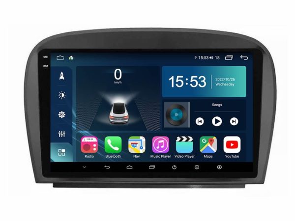 Bizzar G+ Series Mercedes SL Class 2005-2011 8Core Android12 6+128GB Navigation Multimedia Tablet 9"