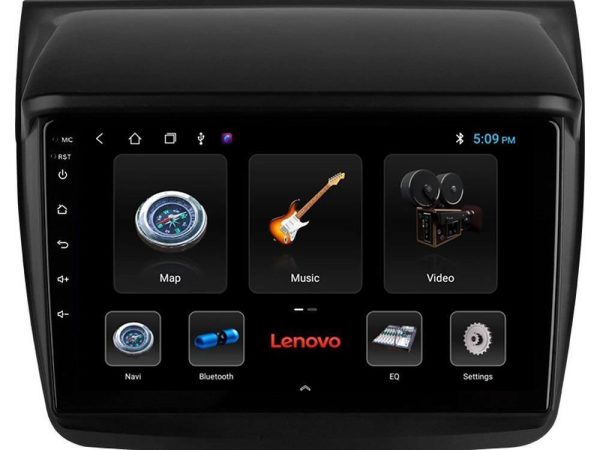 Lenovo Car Pad Mitsubishi L200 4Core Android 13 2+32GB Navigation Multimedia Tablet 9"