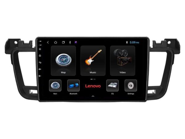 Lenovo Car Pad Peugeot 508 2010-2018 4Core Android 13 2+32GB Navigation Multimedia Tablet 9"
