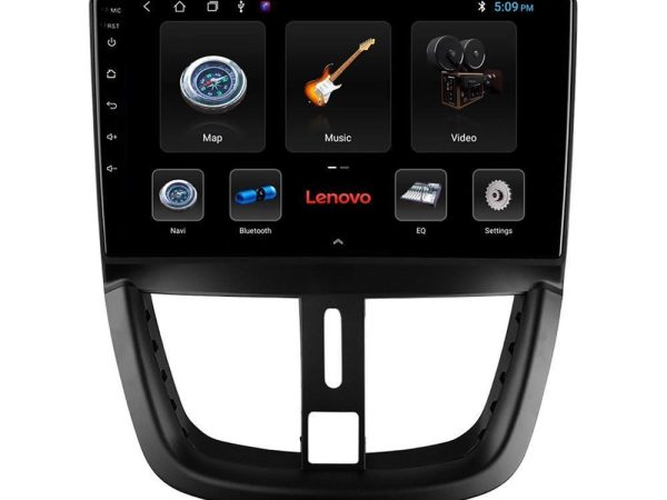 Lenovo Car Pad Peugeot 207 4Core Android 13 2+32GB Navigation Multimedia Tablet 9"
