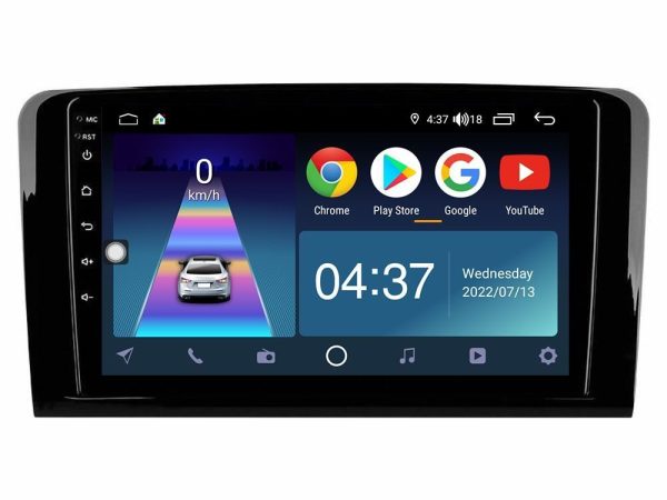 Bizzar LQ Series 4Core Android14 2+32GB Mercedes ML/GL Class Navigation Multimedia Tablet 9" Με Carplay & Android Auto