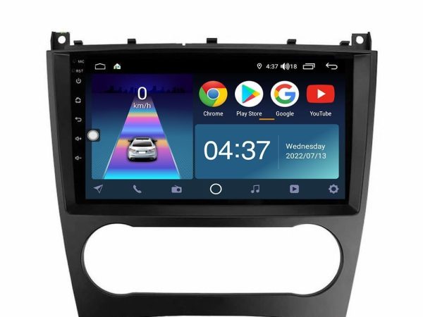 Bizzar LQ Series 4Core Android14 2+32GB Mercedes W203 Facelift Navigation Multimedia Tablet 9" Με Carplay & Android Auto