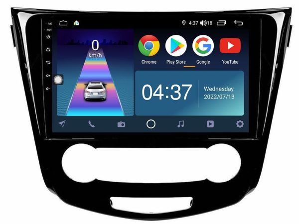 Bizzar LQ Series 4Core Android14 2+32GB Nissan Qashqai J11 (Manual A/C) Navigation Multimedia Tablet 10" Με Carplay & Android Auto