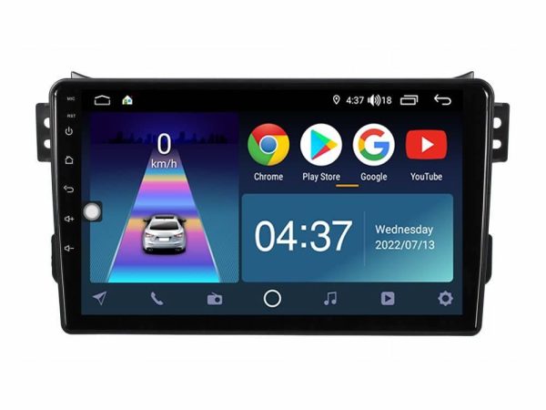 Bizzar LQ Series 4Core Android14 2+32GB Suzuki Splash & Opel Agila 2008-2014 Navigation Multimedia Tablet 9" Με Carplay & Android Auto