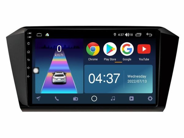 Bizzar LQ Series 4Core Android14 2+32GB VW Passat Navigation Multimedia Tablet 10" Με Carplay & Android Auto