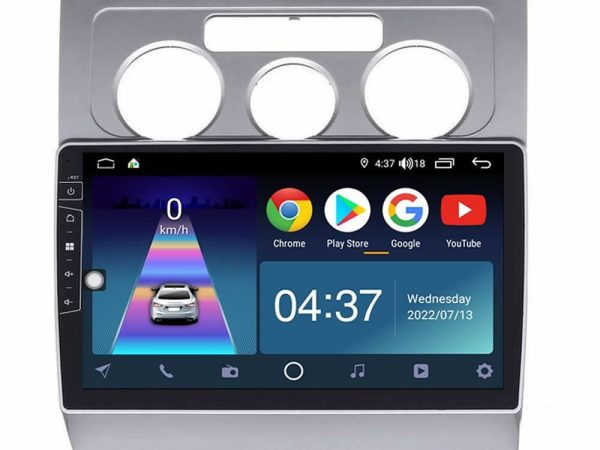 Bizzar LQ Series 4Core Android14 2+32GB VW Touran 2003-2011 Navigation Multimedia Tablet 10" Με Carplay & Android Auto