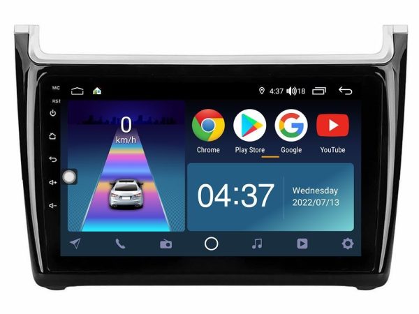 Bizzar LQ Series 4Core Android14 2+32GB Vw Polo Navigation Multimedia Tablet 9" Με Carplay & Android Auto