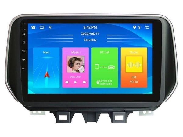 Bizzar 4T Series Hyundai Tucson 2019-> 4Core Android13 2+32GB Navigation Multimedia Tablet 9"