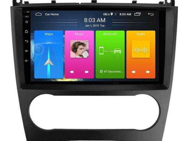 Bizzar 4T Series Mercedes W203 Facelift 4Core Android13 2+32GB Navigation Multimedia Tablet 9"