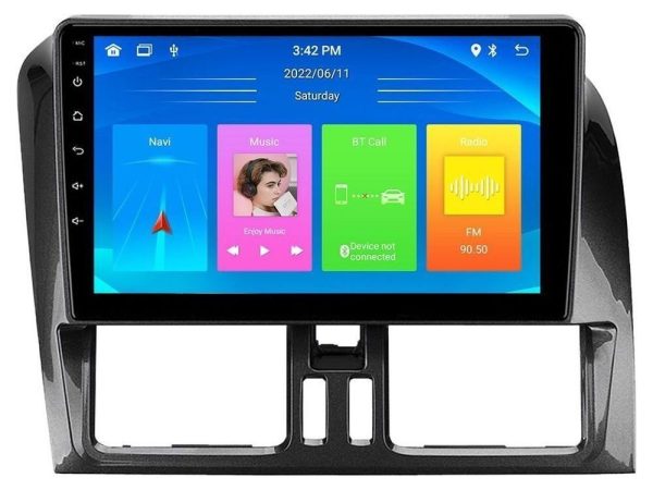 Bizzar 4T Series Volvo XC60 2009-2012 4Core Android13 2+32GB Navigation Multimedia Tablet 9"