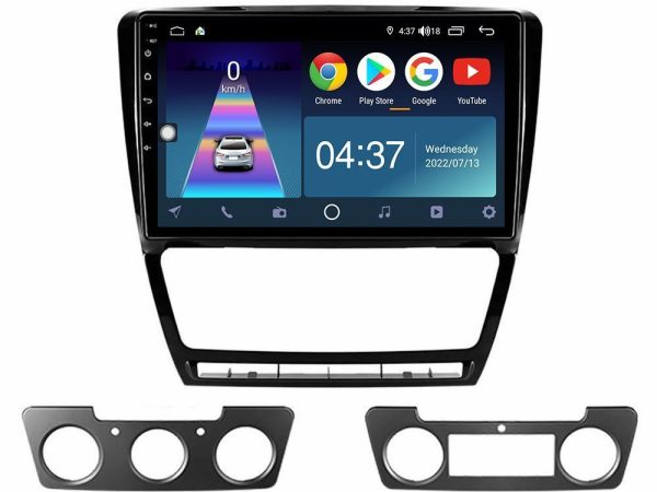 Bizzar ND2 Series 8Core Android14 2+32GB  Skoda Octavia 5 Navigation Multimedia Tablet 10" Με Carplay & Android Auto