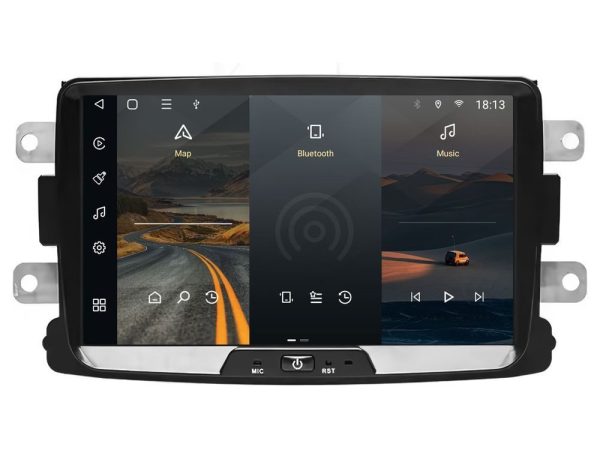 Bizzar Dacia/Renault 2012-> 8Core Android14 4+64GB Navigation Multimedia Tablet 7" Με Carplay & Android Auto (OEM Style)