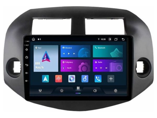 Bizzar Ultra Series Toyota Rav4 2006-2012 8core Android13 8+128GB Navigation Multimedia Tablet 10"