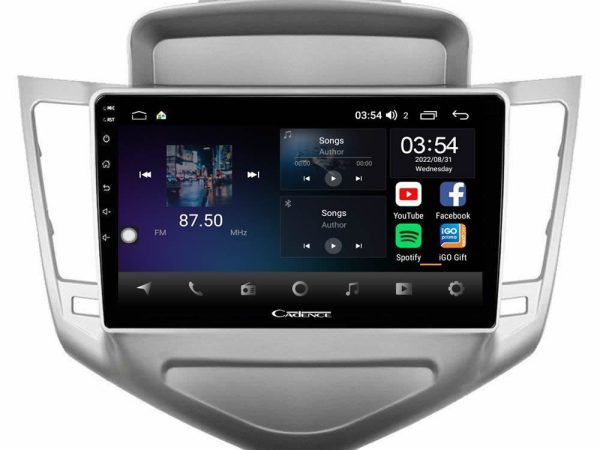 Cadence X Series Chevrolet Cruze 2009-2012 8core Android 14 4+64GB Navigation Multimedia Tablet 9"