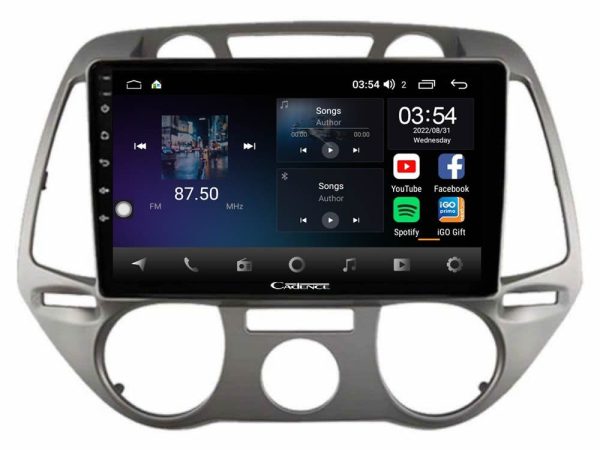 Cadence X Series Hyundai i20 2009-2012 Manual A/C 8core Android 14 4+64GB Navigation Multimedia Tablet 9"