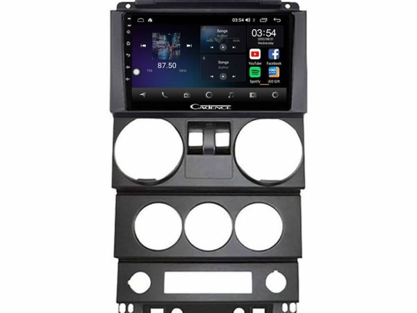 Cadence X Series Jeep Wrangler 2Door 2008-2010 8core Android 14 4+64GB Navigation Multimedia Tablet 9"