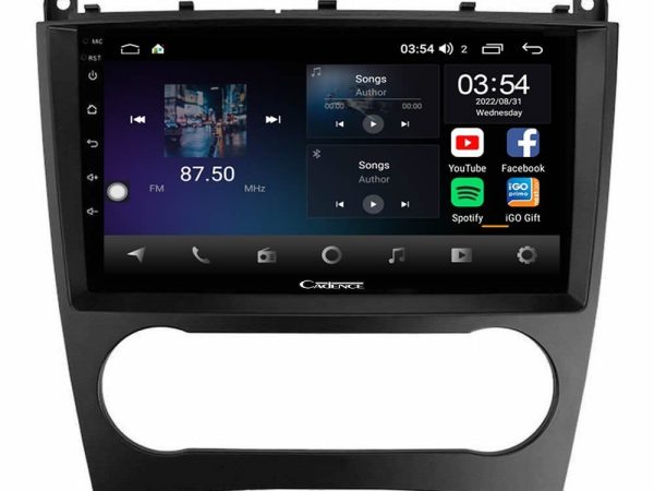 Cadence X Series Mercedes W203 Facelift 8core Android 14 4+64GB Navigation Multimedia Tablet 9"