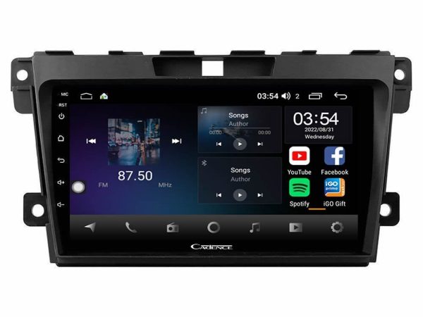 Cadence X Series Mazda CX-7 2007-2011 8core Android 14 4+64GB Navigation Multimedia Tablet 9"