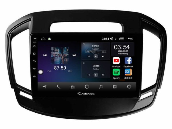 Cadence X Series Opel Insignia 2014-2017 8core Android 14 4+64GB Navigation Multimedia Tablet 9"