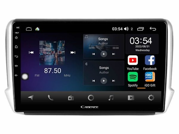 Cadence X Series Peugeot 208/2008 8core Android 14 4+64GB Navigation Multimedia Tablet 10"