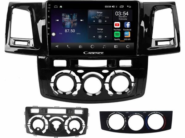 Cadence X Series Toyota Hilux 2007-2011 8core Android 14 4+64GB Navigation Multimedia Tablet 9"