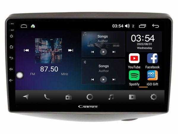 Cadence X Series Toyota Yaris 1999 - 2006 8core Android 14 4+64GB Navigation Multimedia Tablet 9"