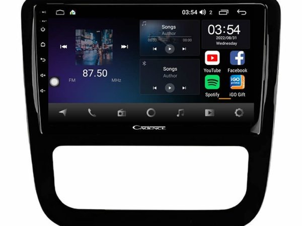 Cadence X Series VW Scirocco 2008-2014 8Core Android 14 4+64GB Navigation Multimedia Tablet 9" (μαύρο γυαλιστερό)