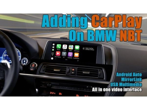 BMW NBT-EVO Wireless CarPlay/Android Auto Interface & Camera In