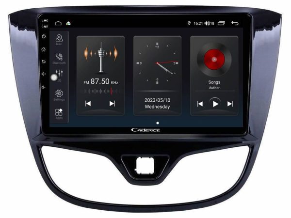 Cadence QG Series 8Core Android13 4+64GB Opel Karl 2017-2019 Navigation Multimedia Tablet 9"