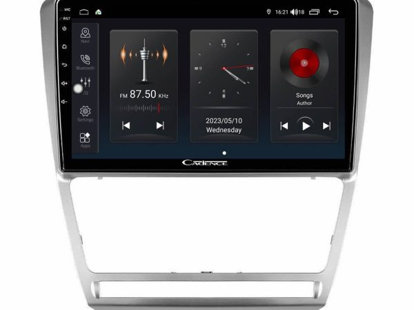 Cadence QG Series 8Core Android13 4+64GB Skoda Octavia 5 Navigation Multimedia Tablet 10"