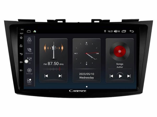 Cadence QG Series 8Core Android13 4+64GB Suzuki Swift 2011-2016 Navigation Multimedia Tablet 9"