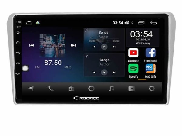 Cadence X Series Toyota Avensis T25 02/2003–2008 8core Android 14 4+64GB Navigation Multimedia Tablet 9"