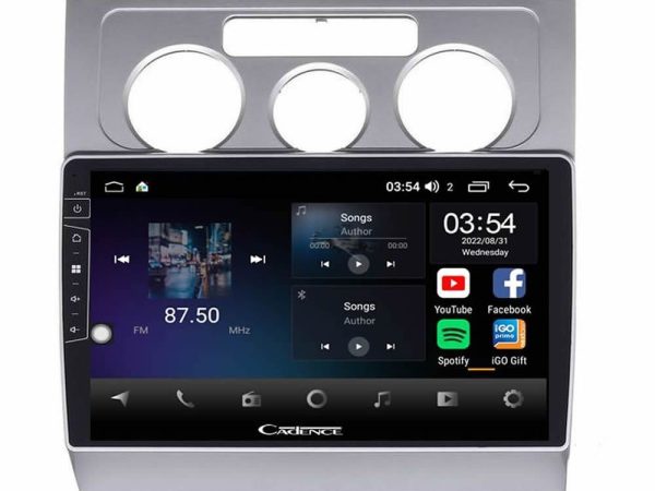 Cadence X Series VW Touran 2003-2011 8core Android 14 4+64GB Navigation Multimedia Tablet 10"